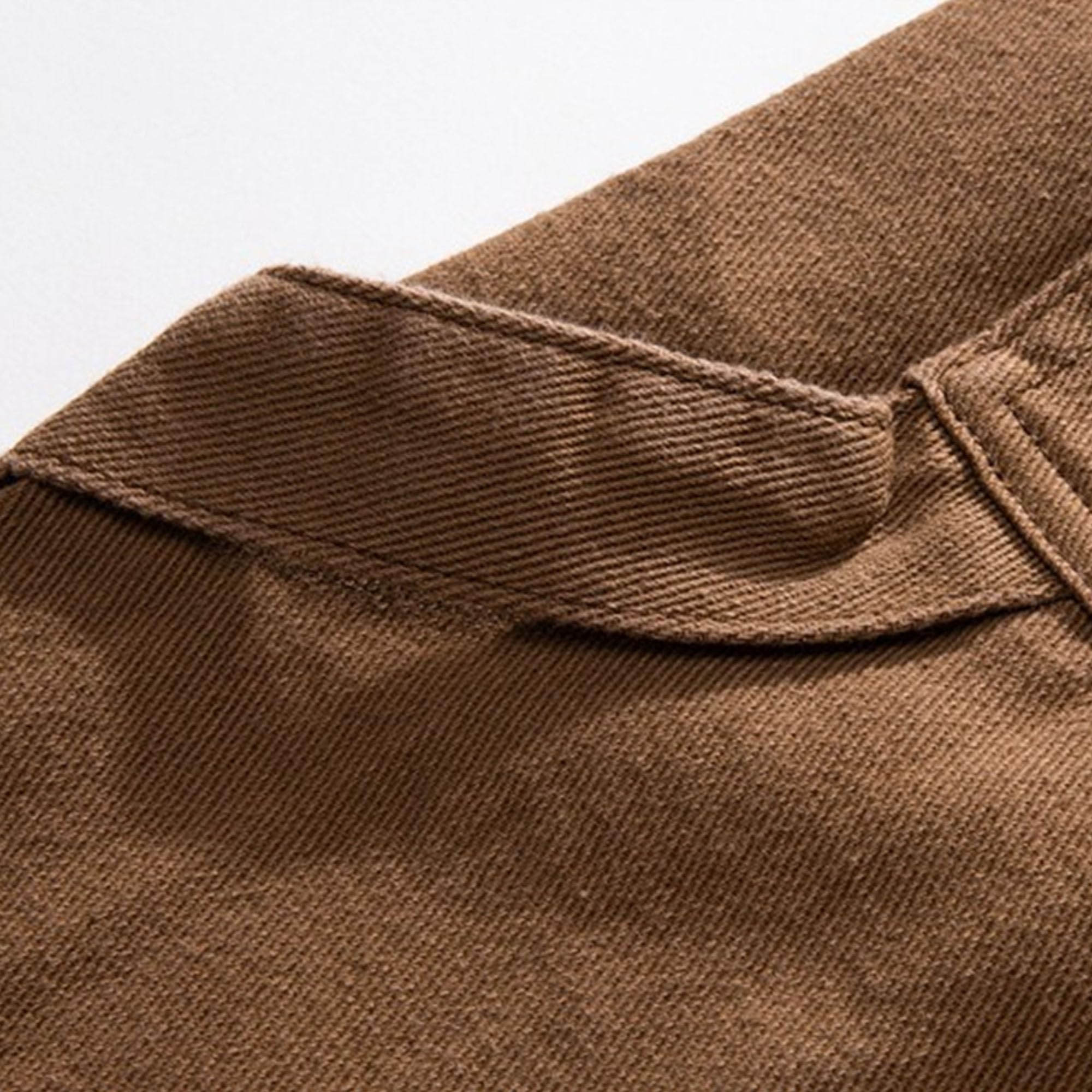 Jeans for Men Athletic Cargo Plus Size Relaxed Fit Wide Leg Denim Pants Washed Casual Jean Trousers (Coffee,Medium)