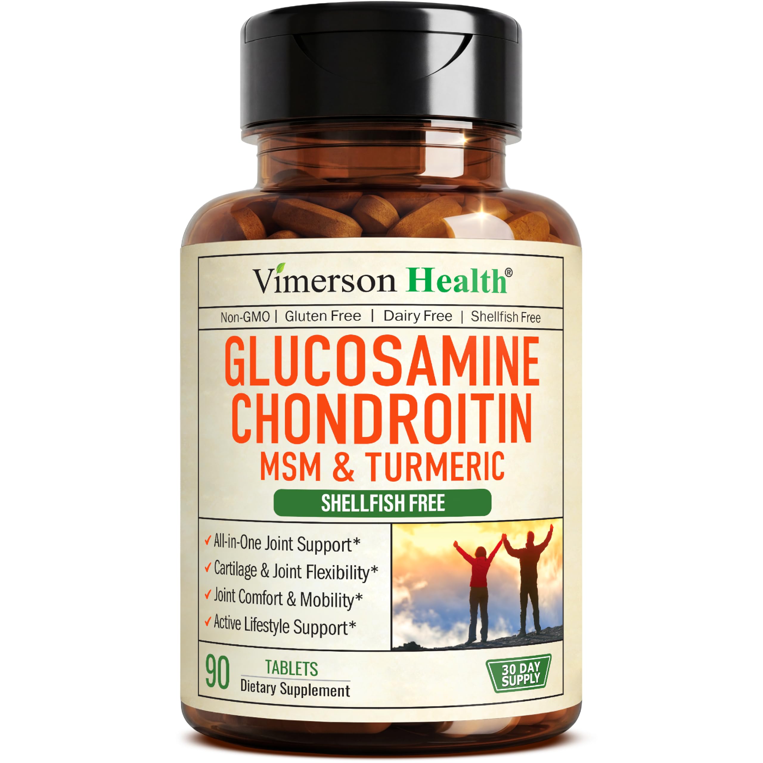Vegan Glucosamine Chondroitin MSM Joint Supplements for Women & Men 180 Ct — Amazon image 11