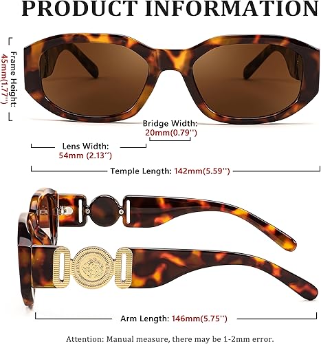 Miniatura 6 de FEISEDY Gafas de sol rectangulares retro de moda para mujer y hombre, estilo vintage de los años 90, pequeñas gafas de sol cuadradas estrechas B2322