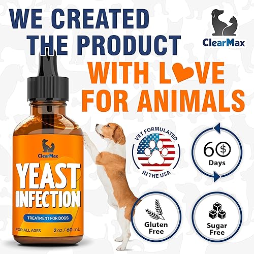 Miniatura 7 de Tratamiento natural de infección por levaduras para perros  Ayuda a aliviar la picazón saludable, alivio de la inflamación, alivio de alergias y más