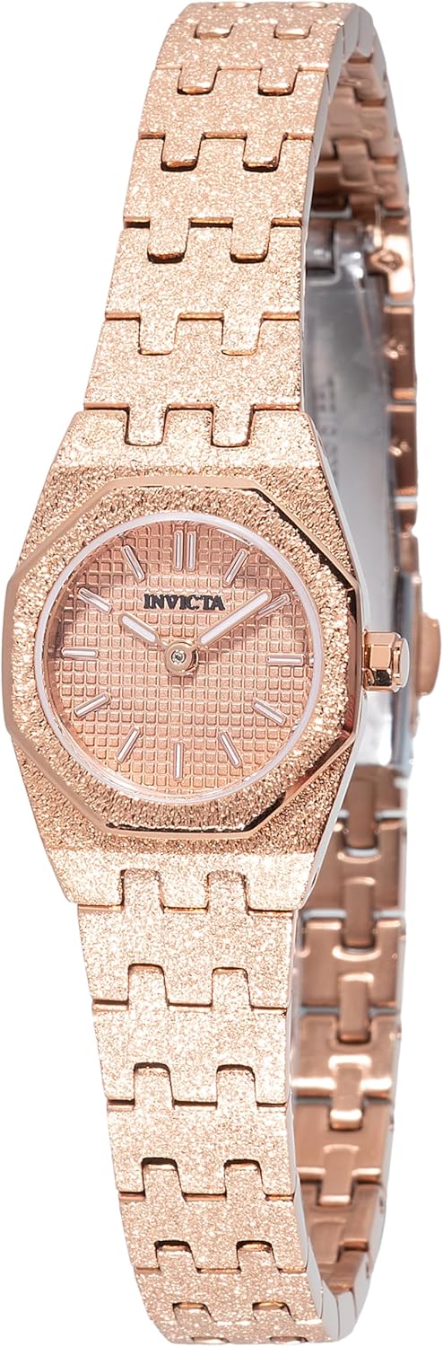 Invicta Mini Lady 19mm Stainless Steel Rose Gold Rose Gold dial VC00 Quartz