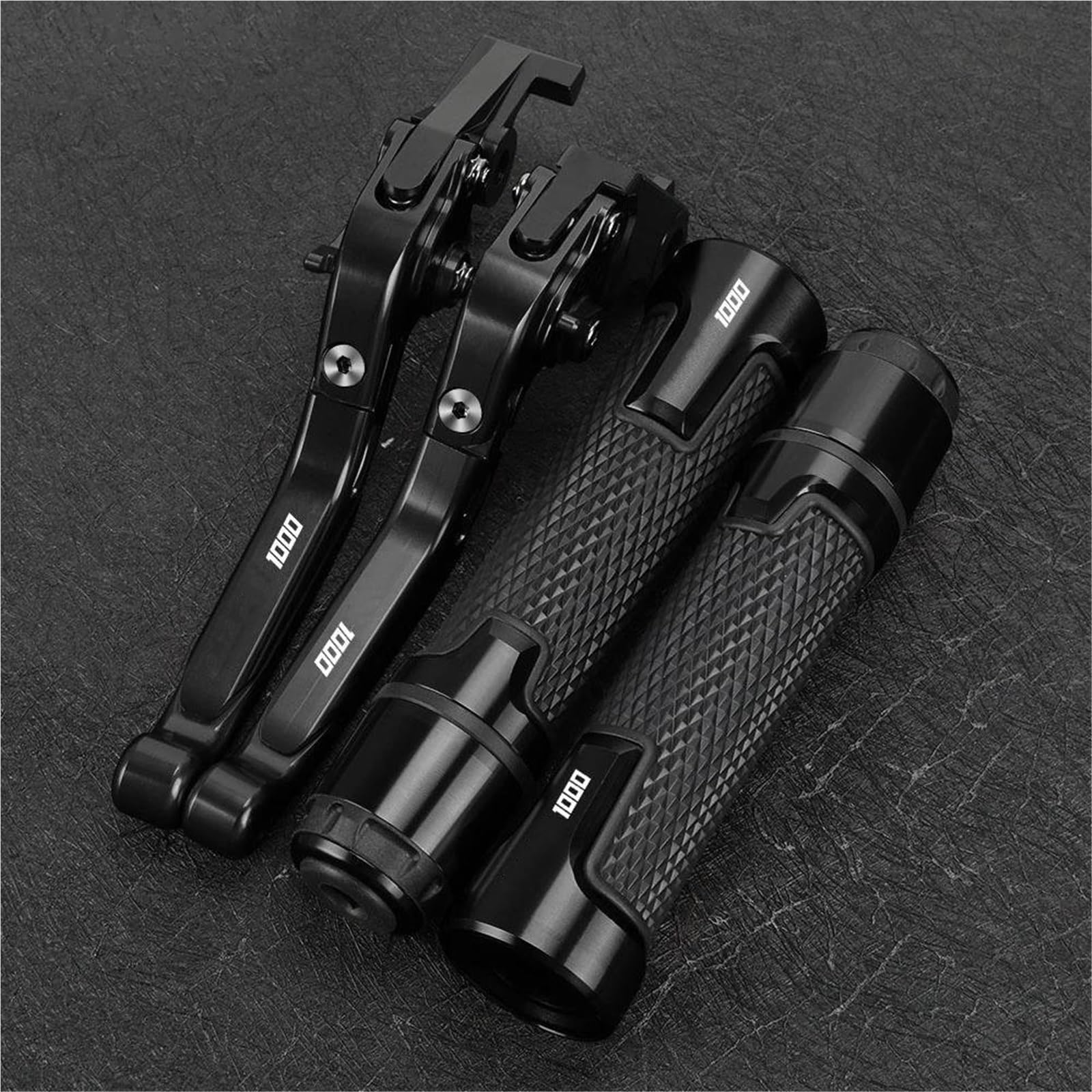 GQUIKGW Replace Motorcycle Folding Extendable Clutch Levers Brake Adjustable Handle for Aprilia for Futura RST1000 RST 1000 2001-2004(Black3)