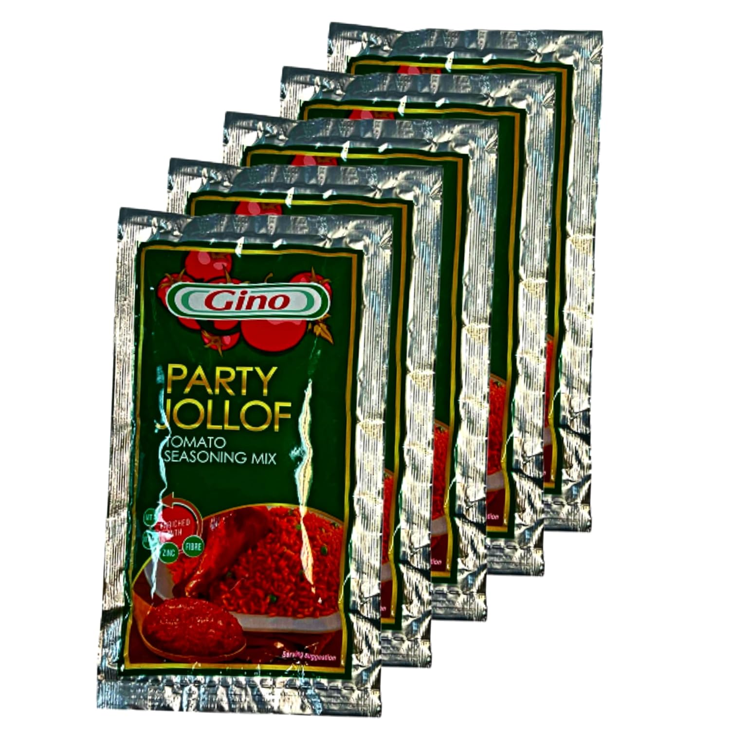 Gino Jollof Rice Seasoning Tomato Paste 7Og(2.4oz) Pack of