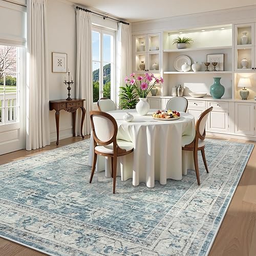 Miniatura 179 de LIVEBOX Alfombra lavable de 2 x 6 pies para baño, tapetes de cocina antideslizantes para entrada de piso, tapete bohemio para puerta delantera