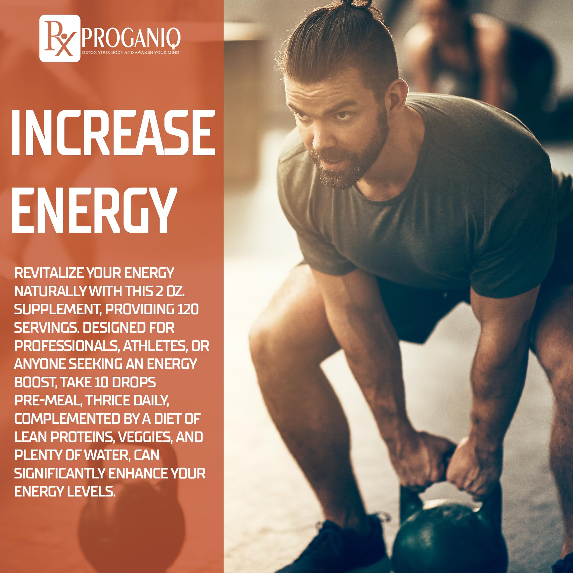 X PROGANIQ Profusion HCG Drops - Advanced Weight Management Formula with African Mango - Hormone Free Drops for Women & Men - Made in The USA - HCG Drops for Weight Management - 30 Day Supply