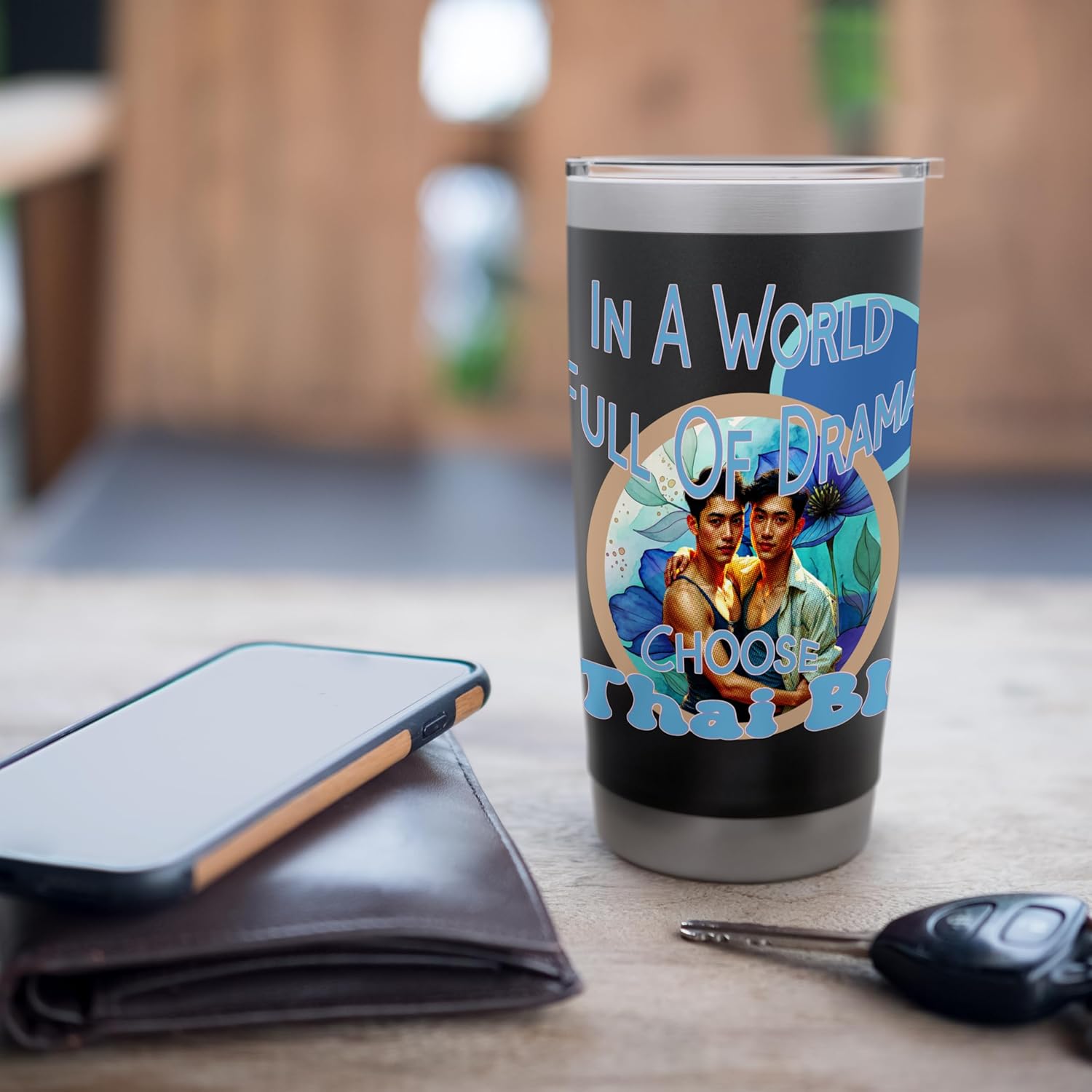 In A World Full Of Drama Choose Thai BL Stainless Steel Insulated Tumbler - Image 7