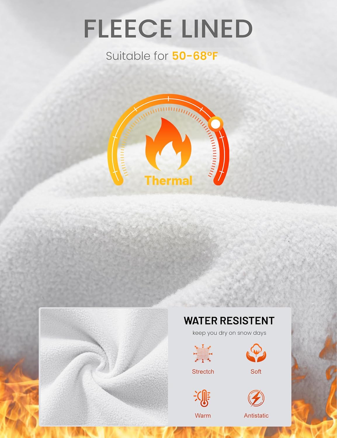 MAGCOMSEN Women's Fleece Vest Outerwear Sleeveless Lightweight Zip Jackets Warm Soft Vests with Zipper Pockets - Image 4