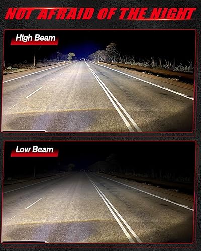 Miniatura 6 de BraveWAY Faros delanteros LED redondos de 5.75 pulgadas para motocicleta, haz sellado, 45 W, 5-34 pulgadas, Hi Lo Beam Faro Halo, repuesto 1 unidad