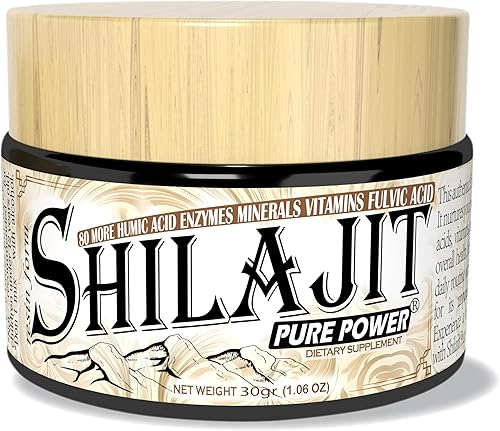 Shilajit Pure Power 1.06 oz. Grado final. Forma de resina purificada natural, rica en minerales traza potentes y ácido fúlvico derivado de plantas, disponible en Yaxa Guatemala