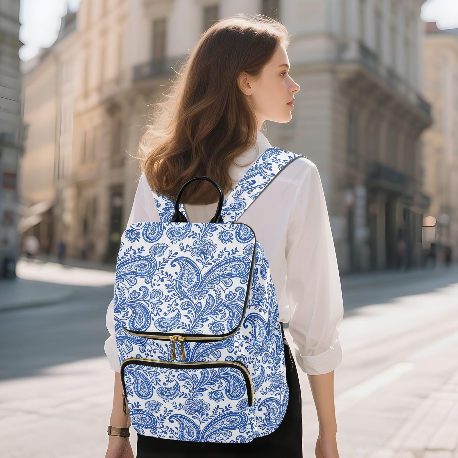 Zaino alla moda da 15 litri da donna, alla moda, robusto, leggero