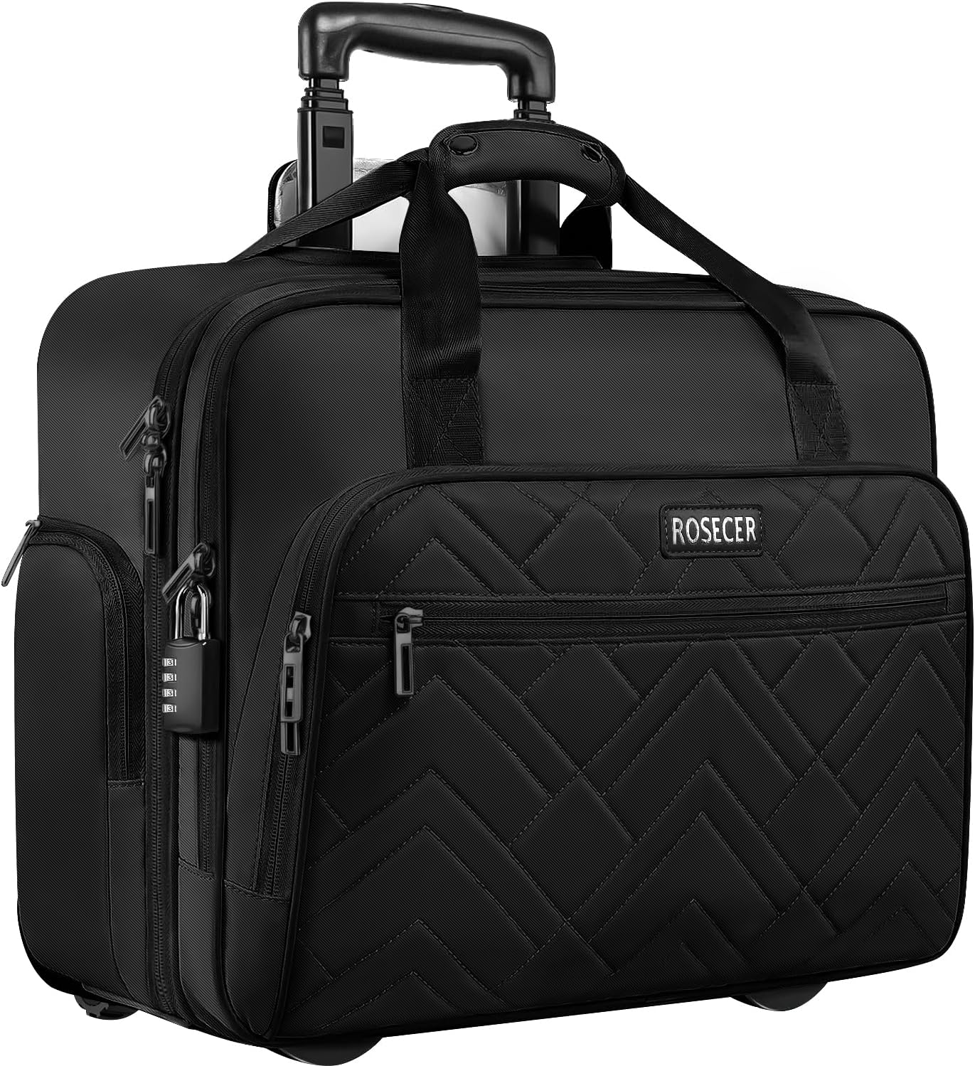 Briefcase With Wheels EMPSIGN Rolling Laptop Bag, Inch