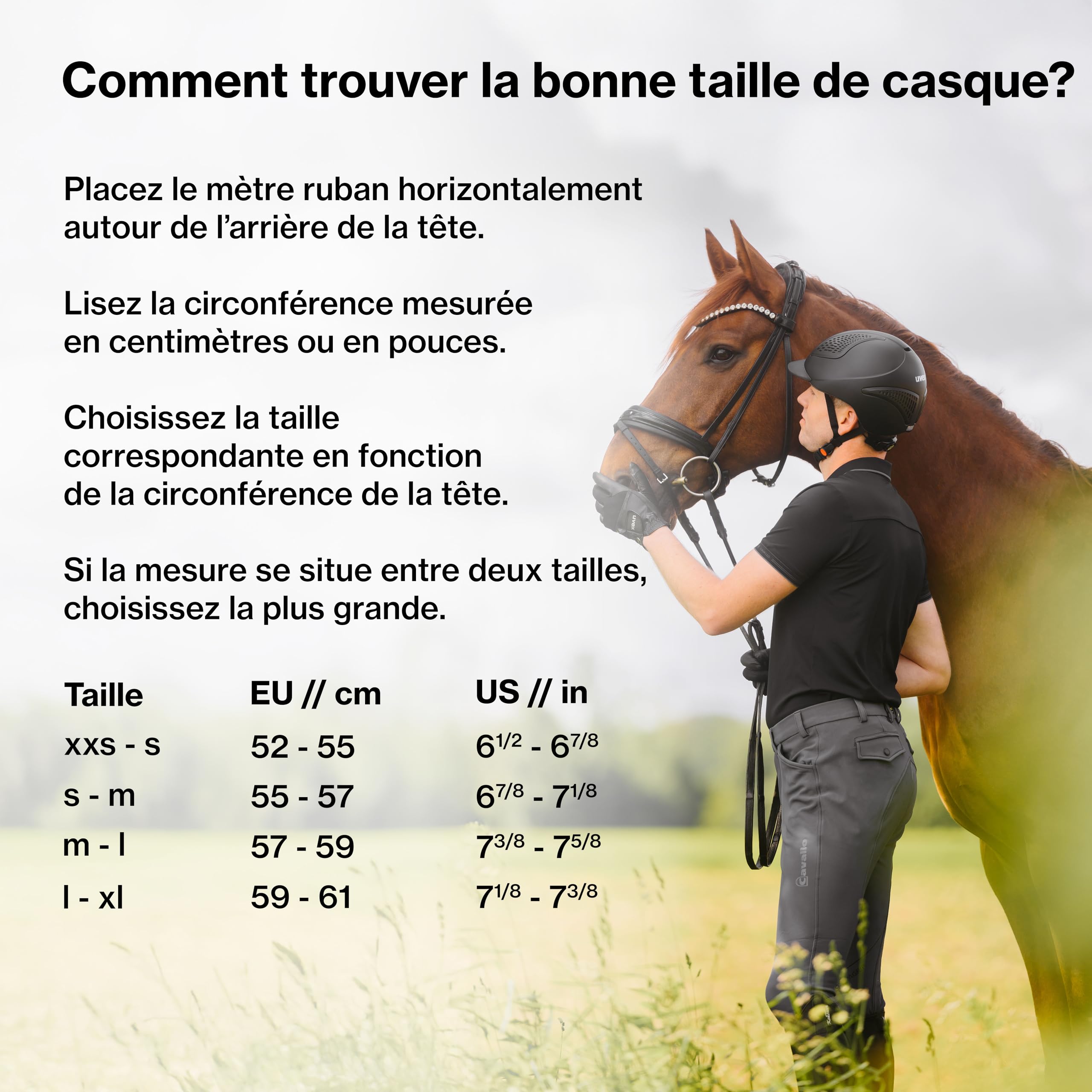 uvex exxential III Casque d'équitation léger Ajustement Individuel
