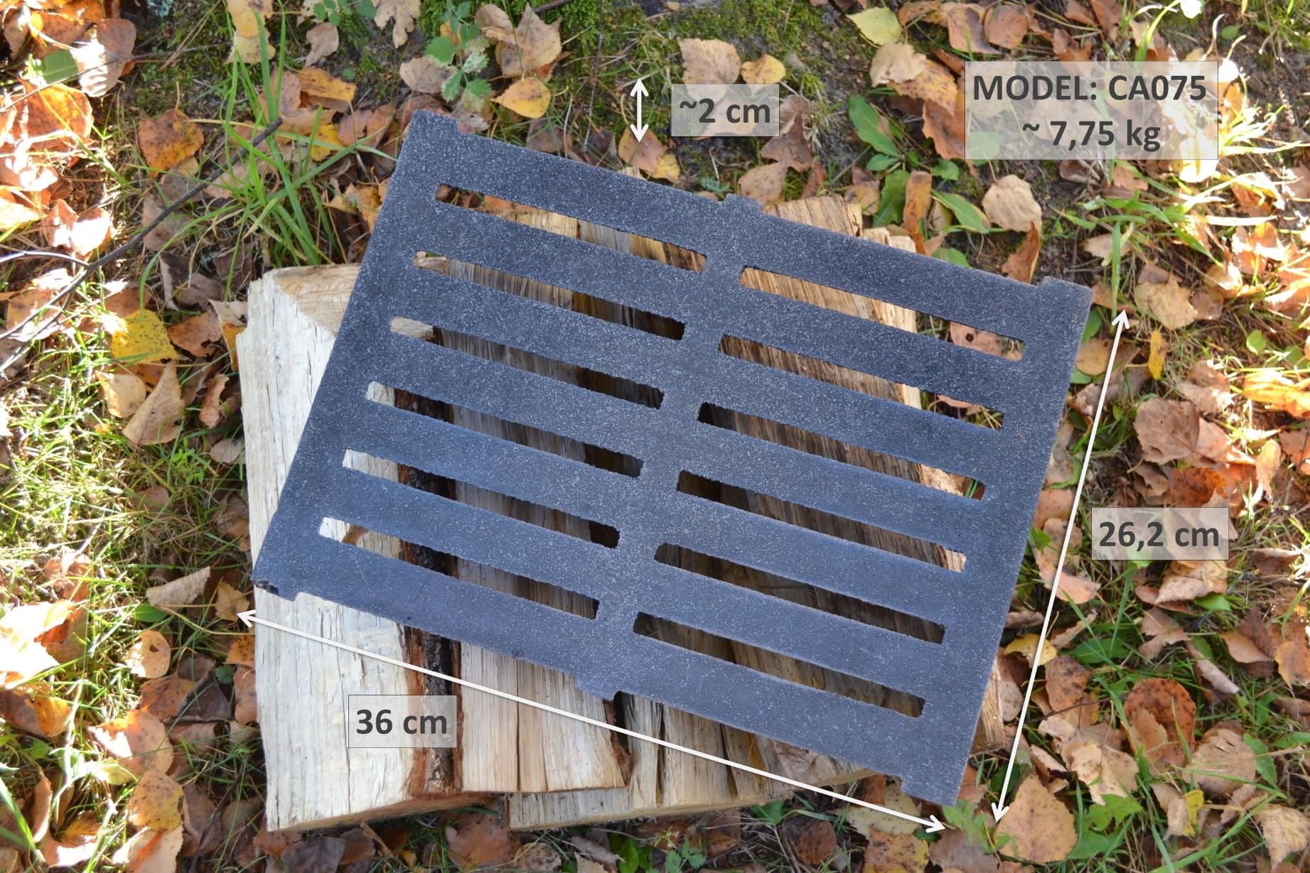 SEZAM Griglia in ghisa, 36 x 26 cm, per forno e cenere, diversi diametri, adatta per camino, stufa, griglia per stufa, griglia per stufa, griglia per stufa, griglia e carbone