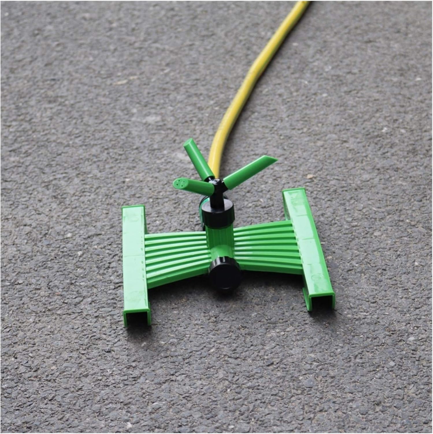 Gardening Irrigation Dripper Three-arm Rotating Sprinkler with H-Shaped Base Automatic Watering System Garden Lawn Sprinkler 1