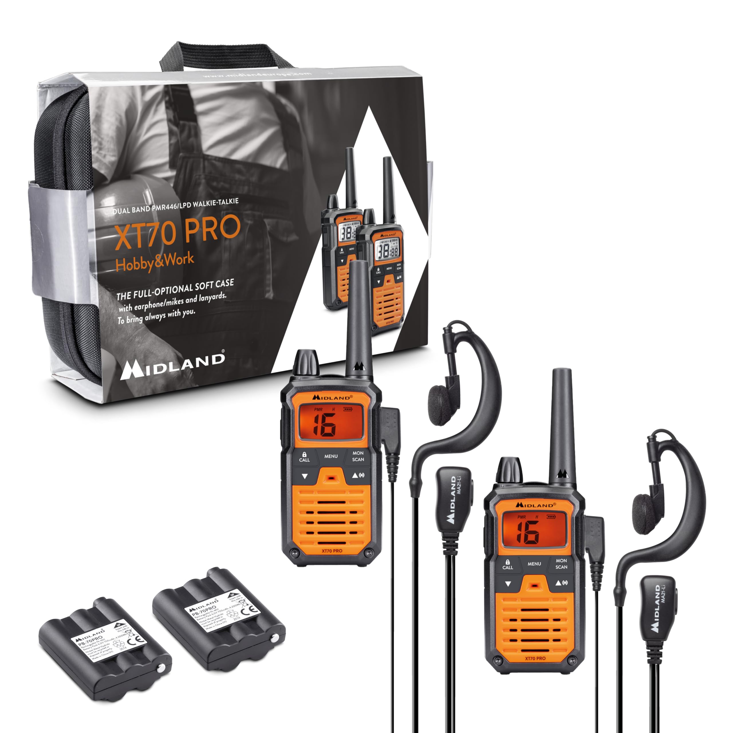 XT70 Pro Hobby & Work - Talkies Walkies