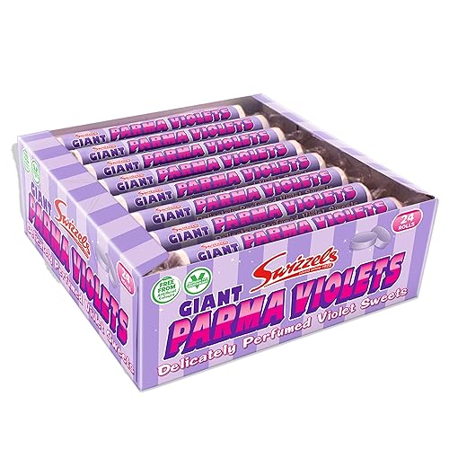 Swizzels Giant Parma Violets 24 Rolls (24 x 40 g) - 40 g (Pack of 1)