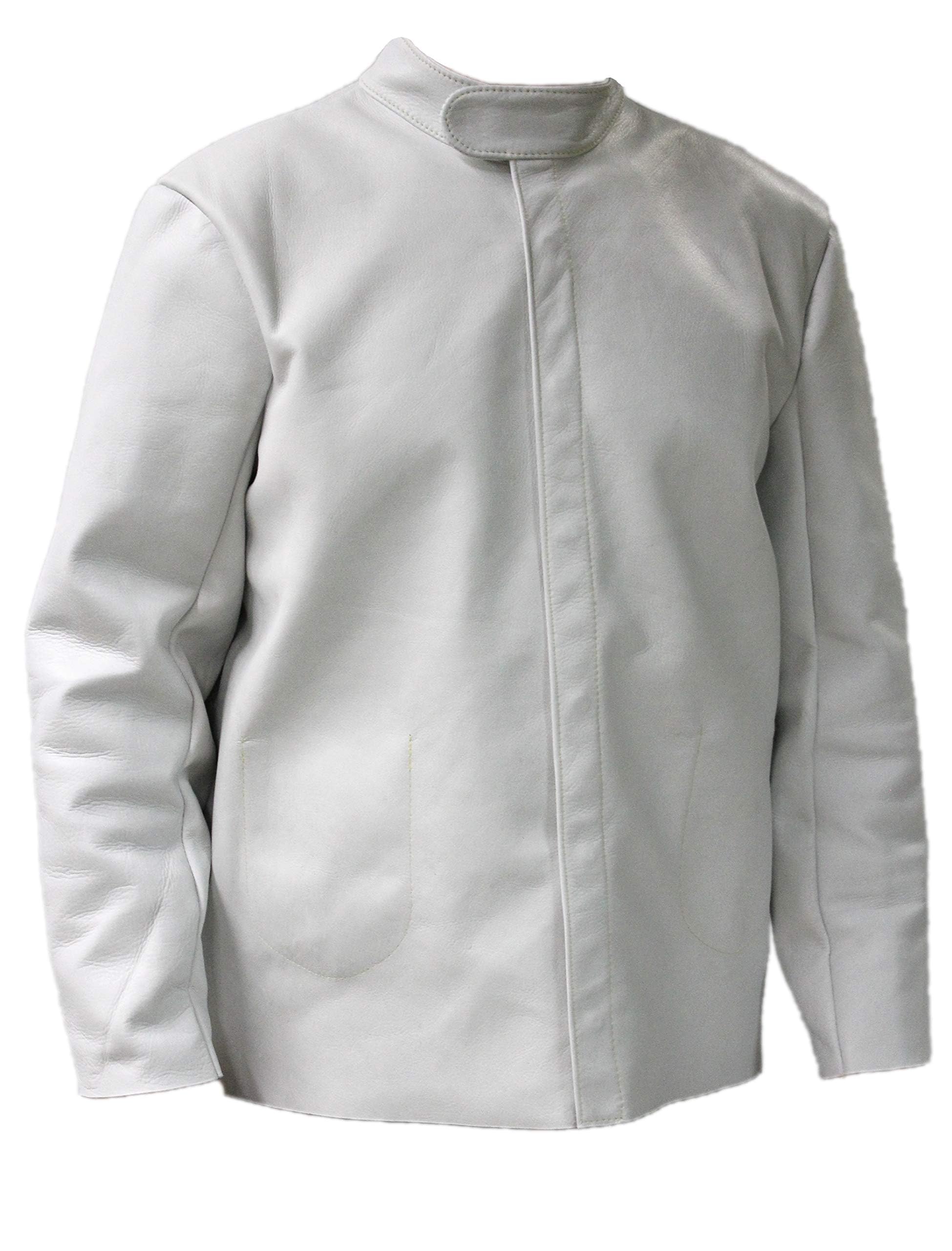 Qualitäts Schweißerjacke, Schweißerschutzjacke - Made in Germany - echt Leder - kräftige, weiche Vollrindleder, ausgesuchte Rohware, optimaler Schnitt