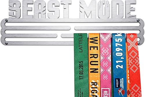 United Medals Beast Mode Sport Medal Hanger Display  Soporte de medallas de acero inoxidable  hasta 30 medallas