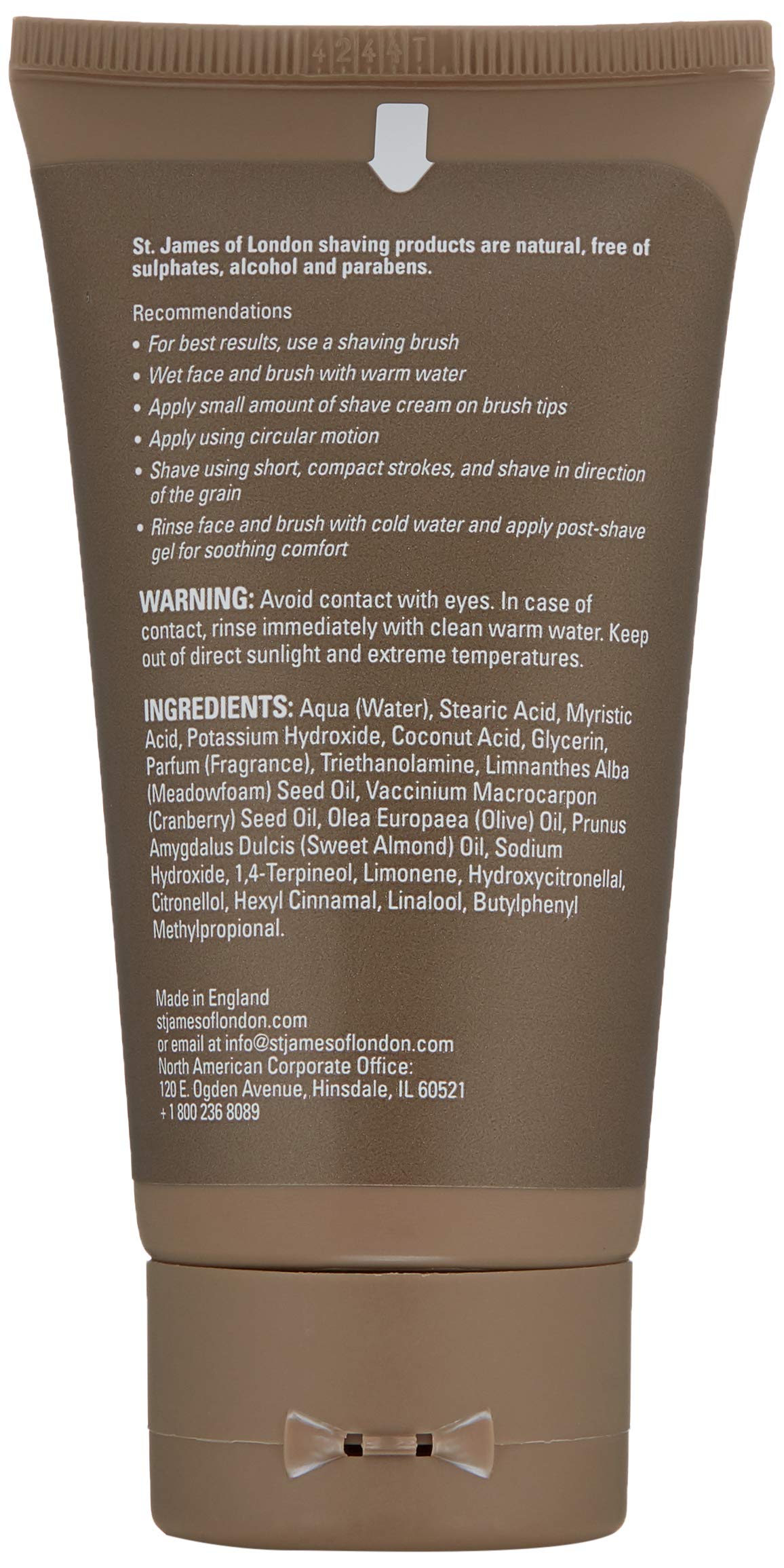 St. James of London Shave Cream Tube