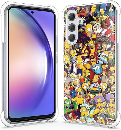 WZOKA Funda compatible con Samsung Galaxy A54 5G, Galaxy A54 5G, funda a prueba de golpes con parachoques de TPU suave para Samsung A54 5G (amarillo) WZOKA Funda compatible con Samsung Galaxy A54 5G, Galaxy A54 5G, funda a prueba de golpes con parachoques de TPU suave para Samsung A54 5G (amarillo)