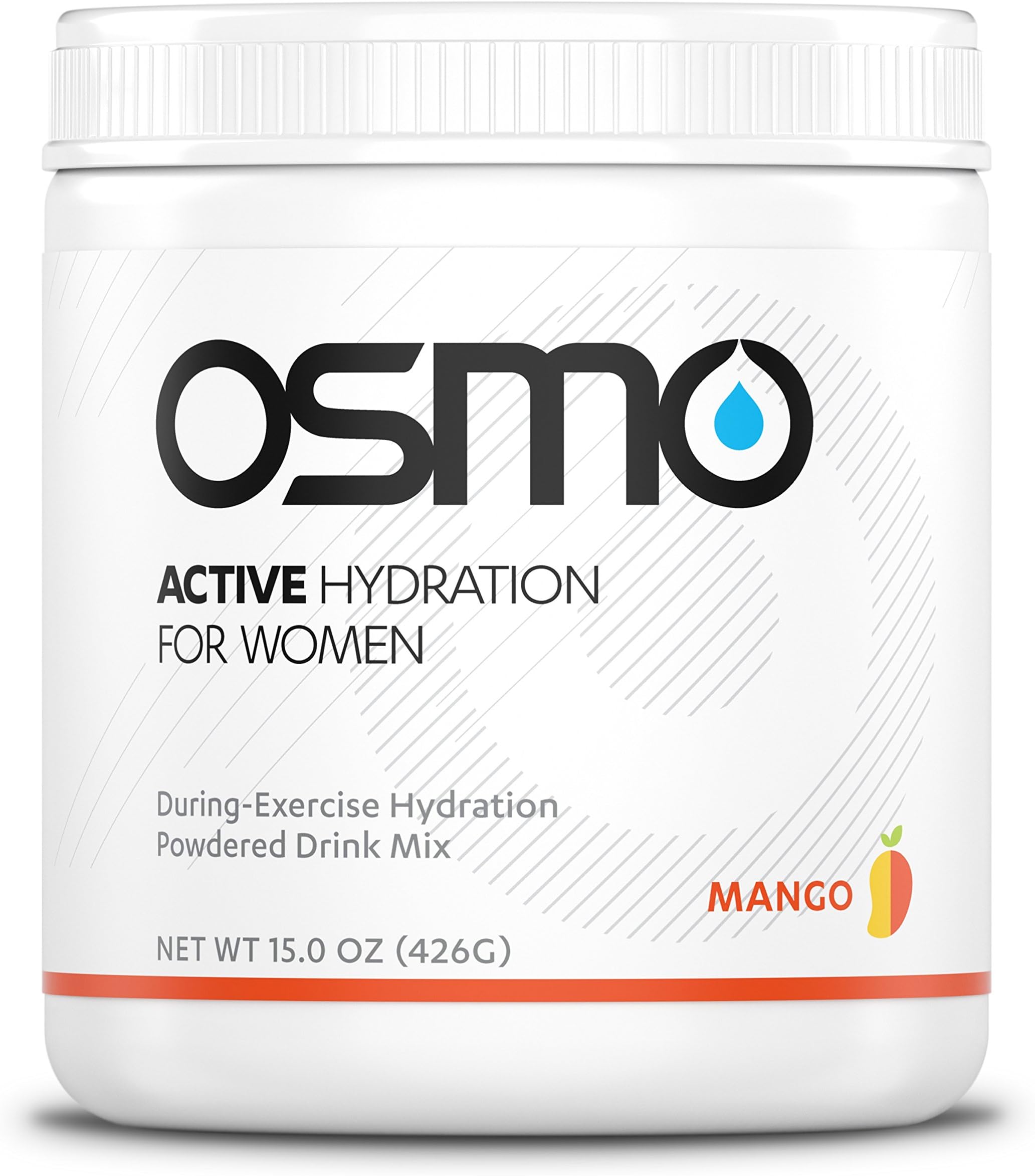 Osmo Nutrition Active Hydration for Women, Mango, 40 Serving Canister, 14.9oz