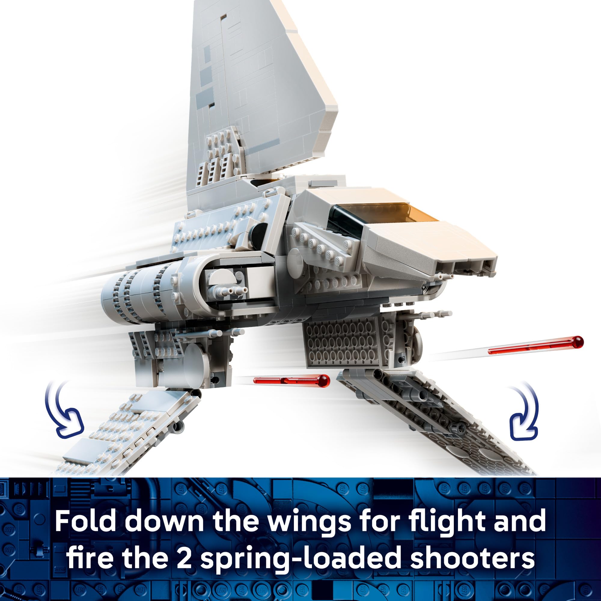 Amazon.com: LEGO Star Wars: The Mandalorian Imperial Lambda-Class