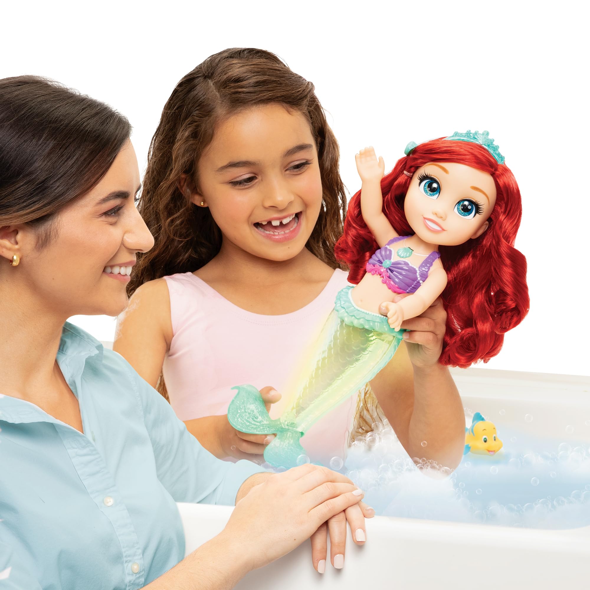 Disney Princesas Muñeca Ariel Cantante Grande de 38 cm – Ariel Canta la Característica Canción de la Película “Part of Your World” – La Muñeca para Niñas 3 Años +