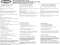 Vista 7 de HYDE Lijadora de esponja 9160 sin polvo, 1 paquete (paquete), color negro