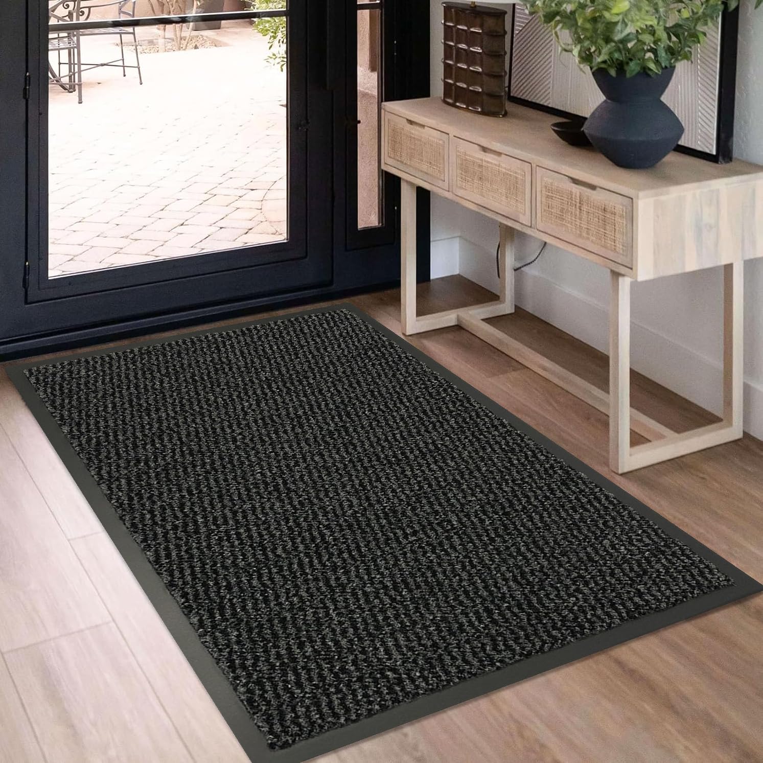 GULLAMBO Door Mats Indoor – Absorbent, Non-Slip, Washable Door Mat for Back & Front Door, Patios- Stylish Low Profile, Rubber Backed Dust & Dirt Trapping Doormat, Barrier Mat & Entrance Rugs — view 23