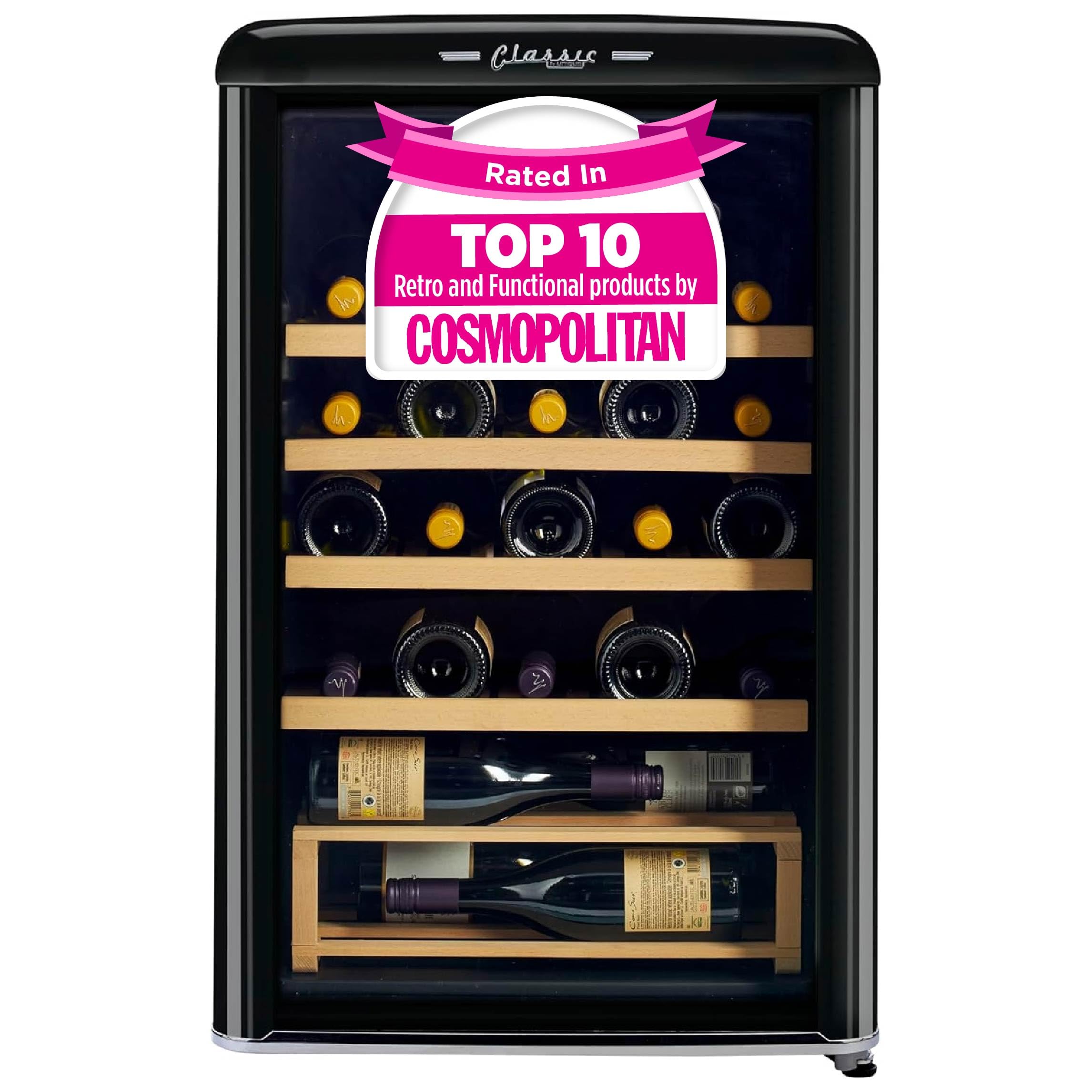 Unique Appliances UGP-125CR WF B Wine Cooler Black