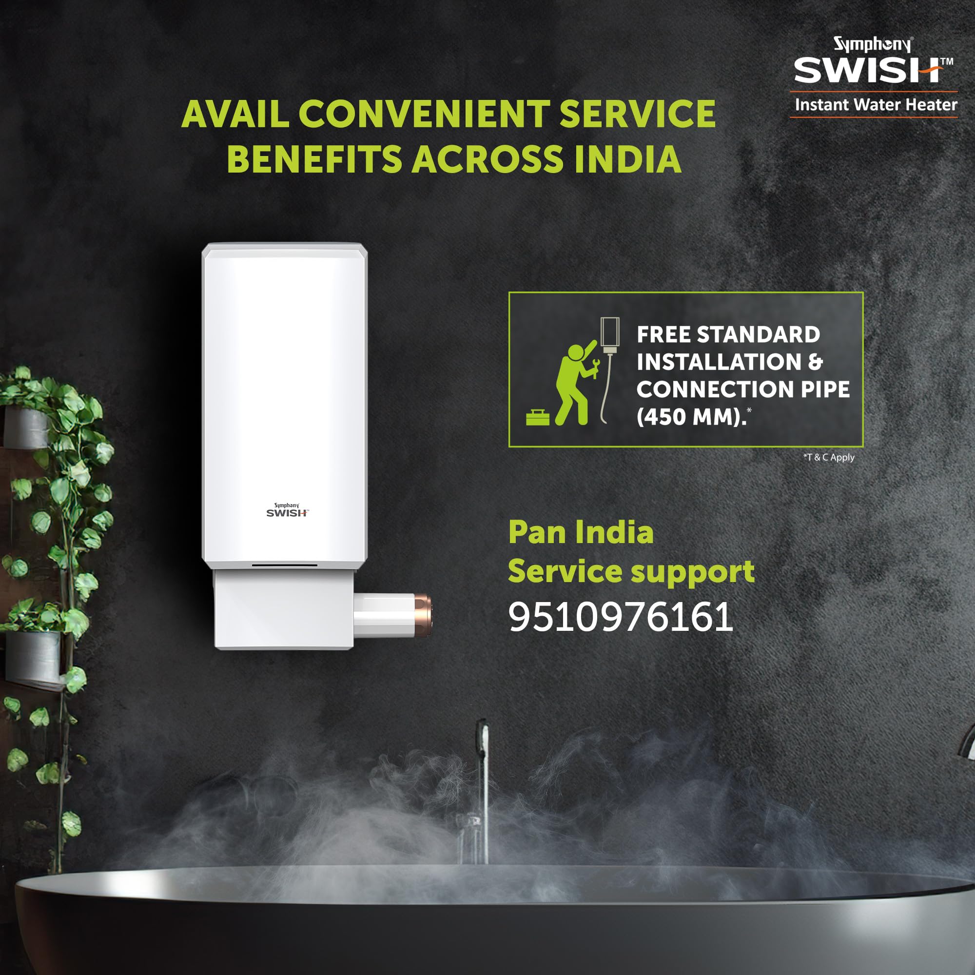 Symphony Swish Instant Geyser - Hair Fall Control -7 Symphony Swish Instant Geyser - Hair Fall Control -7