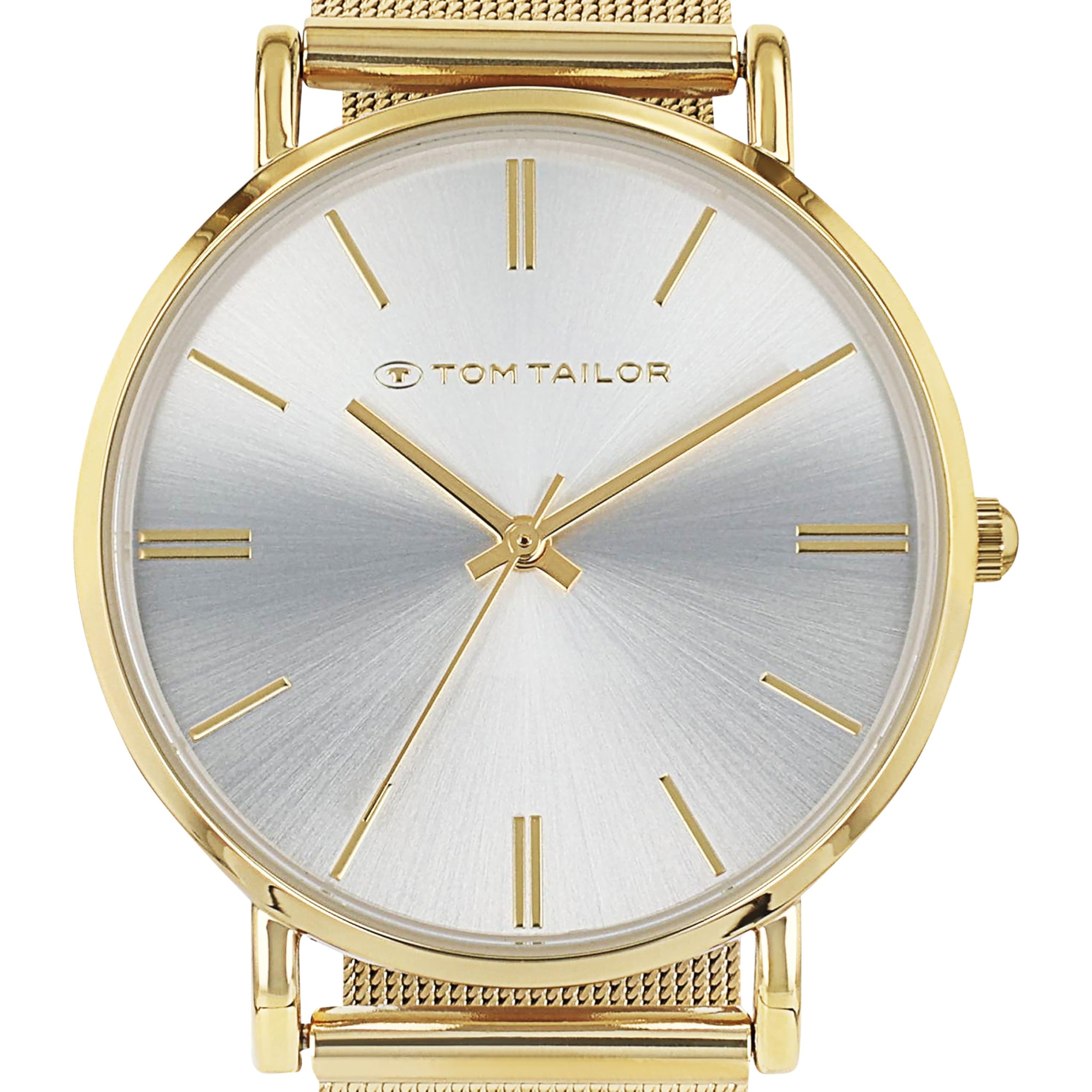 TOM TAILOR - Damen Quarz Armbanduhr - Alloy Gehäuse - Edelstahl Armband - Wasserdicht 3 Bar