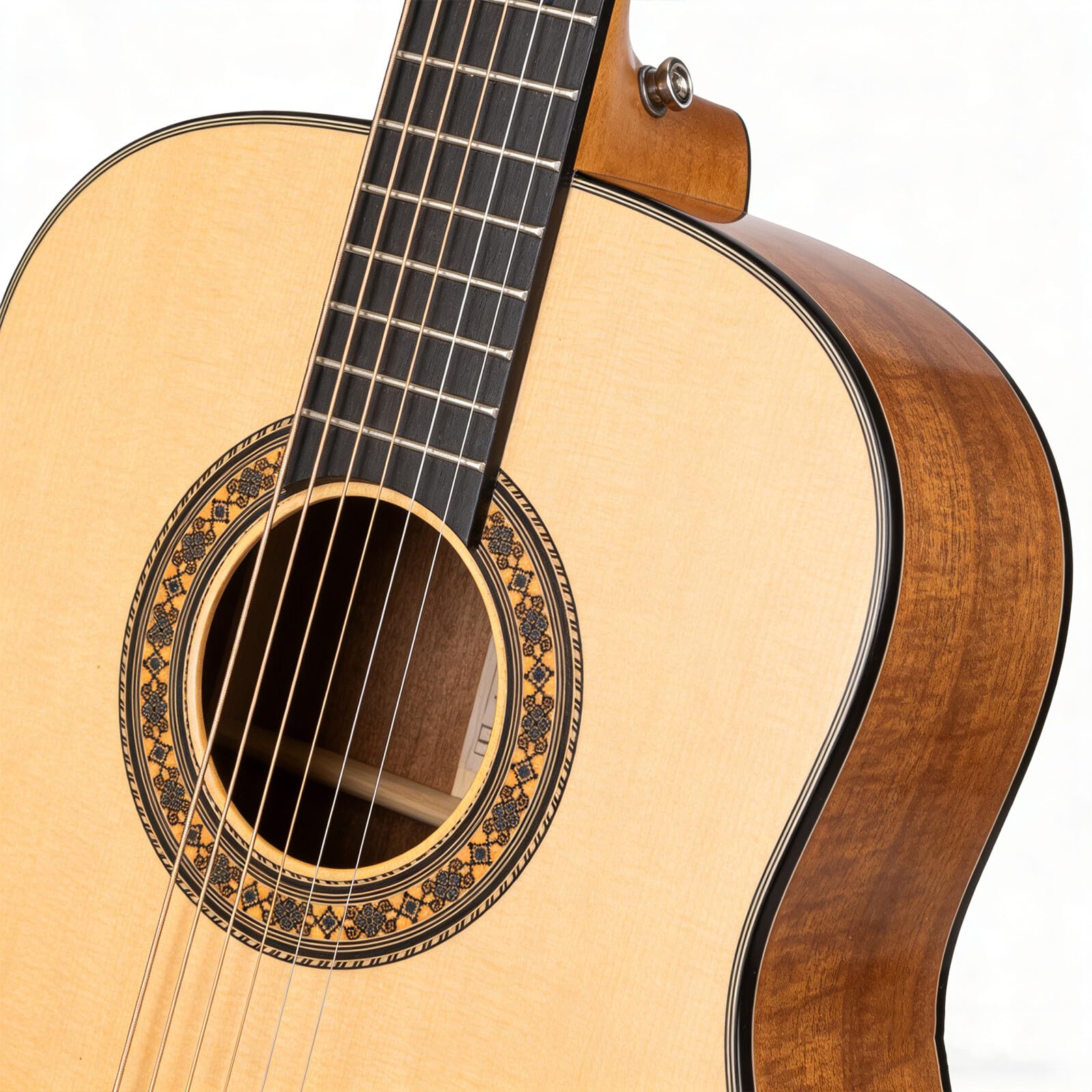 Drewniana Rozeta Dekoracyjna Do Otworu Rezonansowego Gitary Akustycznej Cala Naklejka Inlay Do Projektów DIY Łatwa Aplikacja i Usuwanie Gitar Klasycznych i Akustycznych