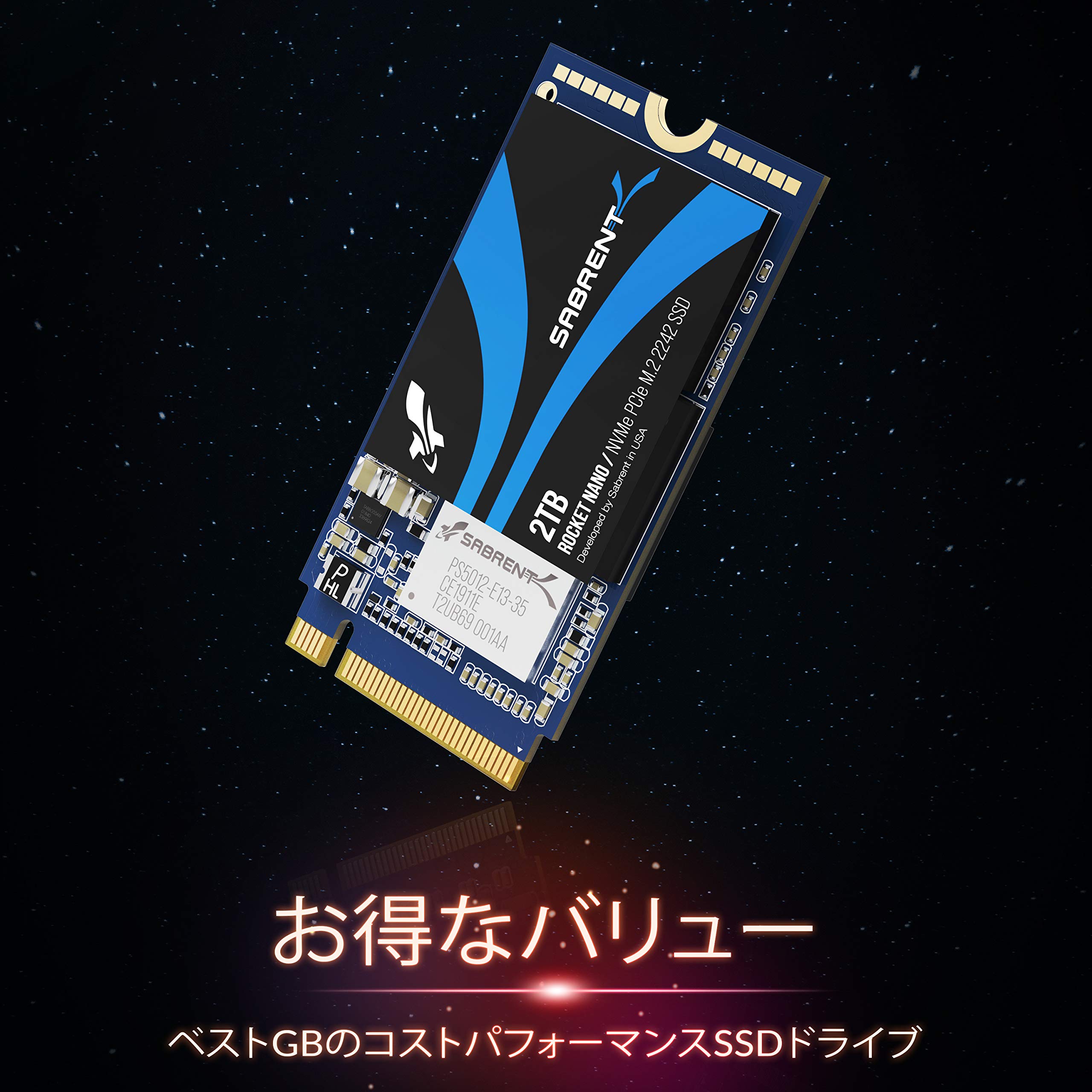 内蔵型SSD SABRENT SSD 2TB M.2 NVMe PCle M.2 2242 Amazon | SABRENT SSD 2TB、M.2 SSD 2TB、NVMe 2TB PCIe M.2 2242