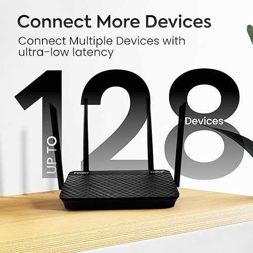 Miniatura 6 de Router WiFi 6 PW-AX1800 de largo alcance con soporte VLAN, compatible con OpenVPN para servicios como ExpressVPN, router de doble banda,