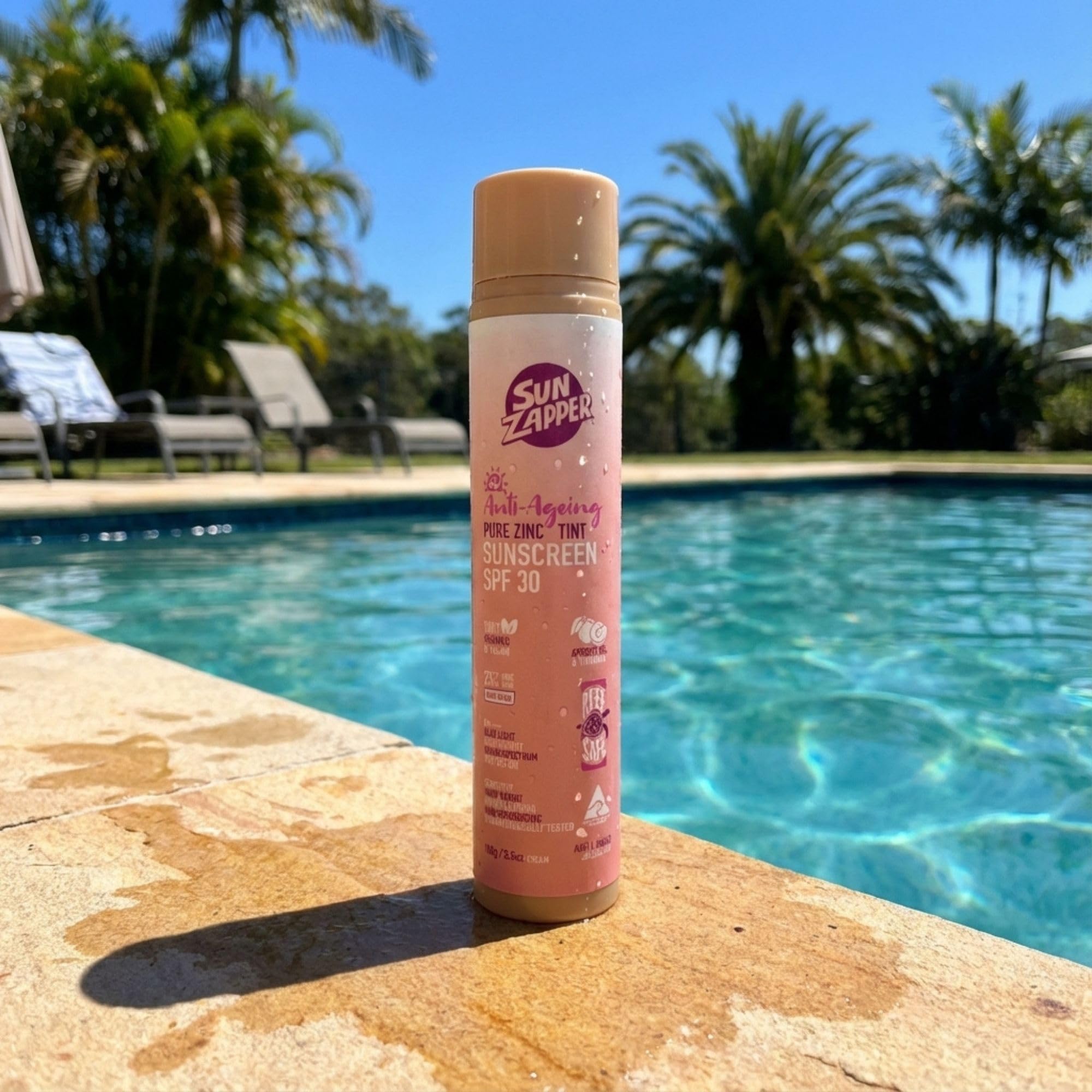 Amazon.com: Sun Zapper Anti-Aging Pure Zinc Sunscreen SPF 30