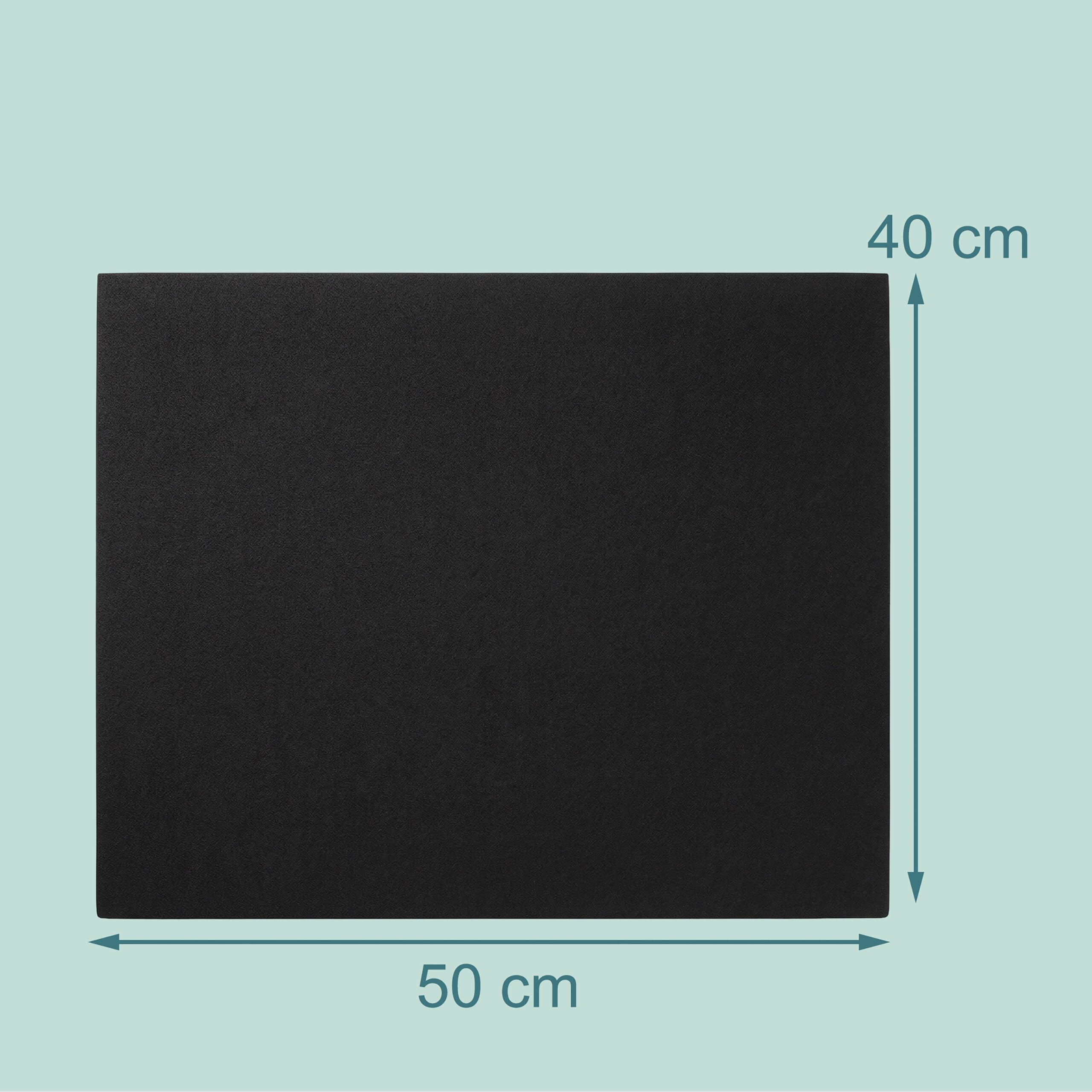 Relaxdays Tapis de Piscine Noir