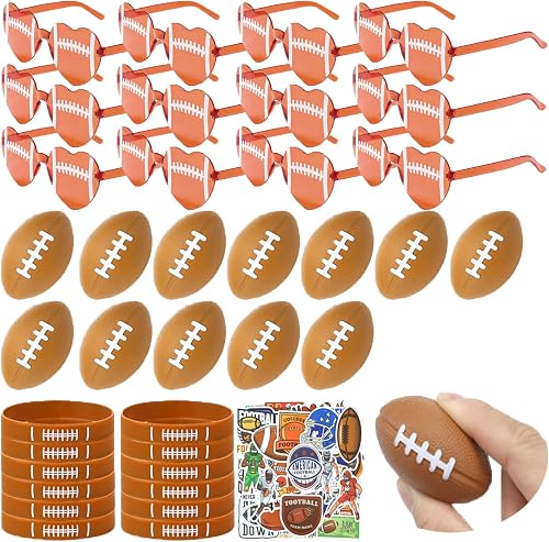 86Pcs American Football Party Favors Set Football Party Supplies