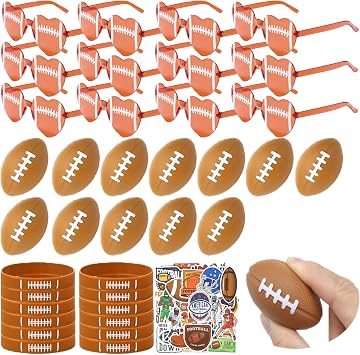 86Pcs American Football Party Favors Set Football Party Supplies