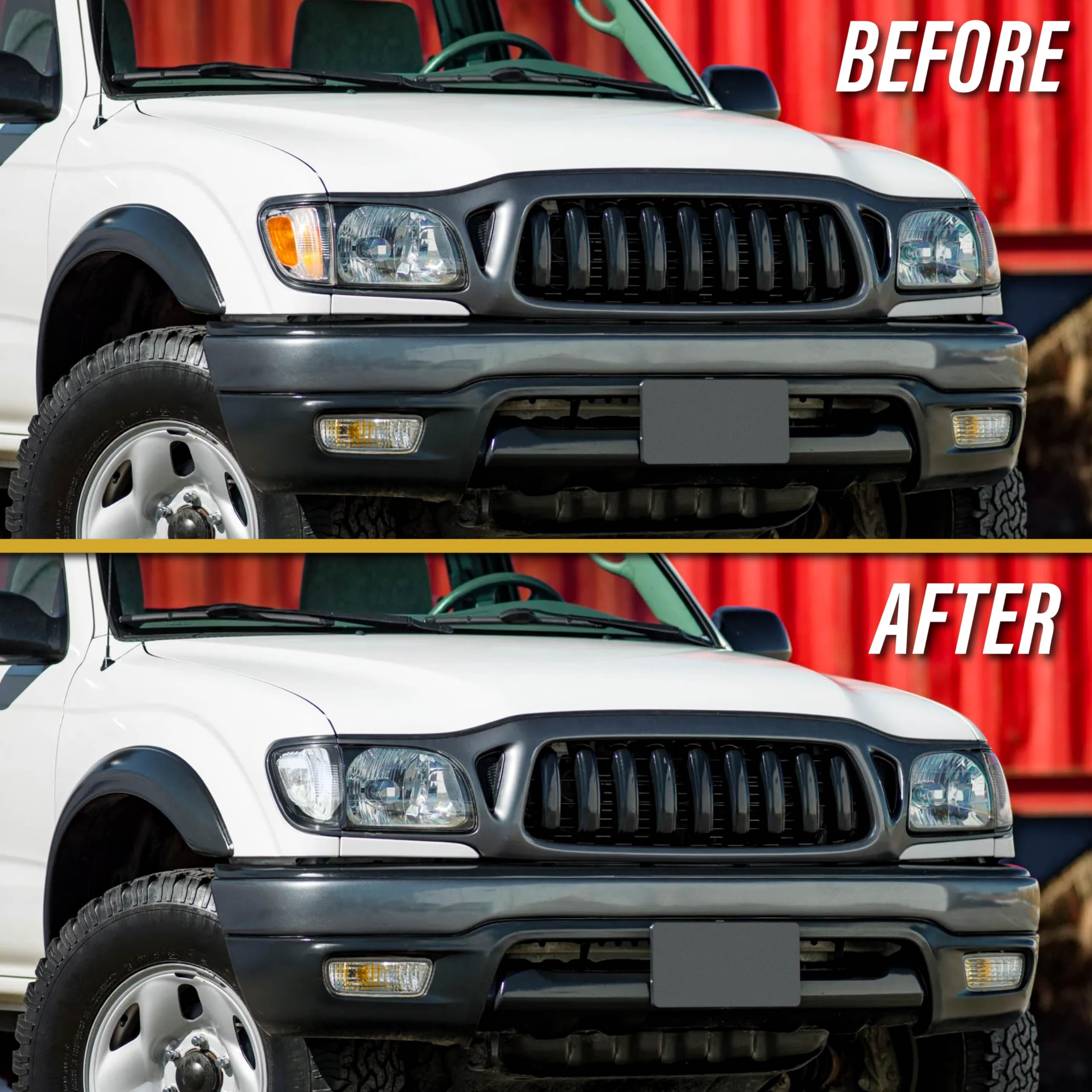 Luz Canto Dianteiro Toyota Tacoma 2001-2004 - Par USR Lente Clara
