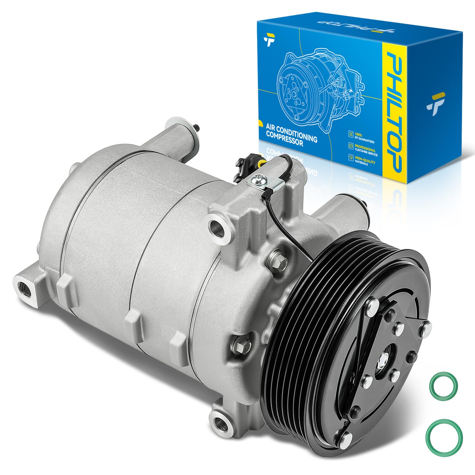 PHILTOP NEW AC Compressor for Frontier 2005-2017 4.0L, Frontier 2018-2019