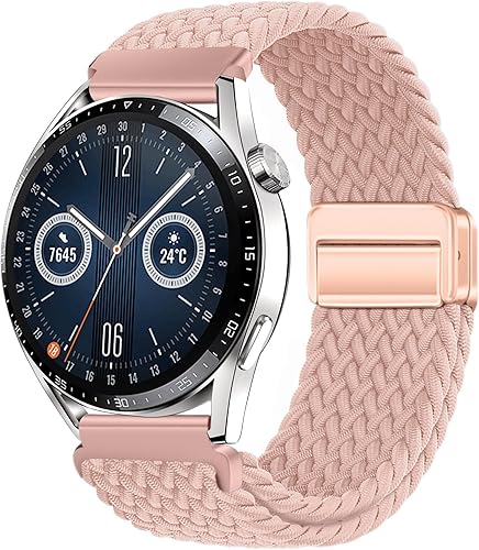 22mm Watch Band Strap Compatible with Samsung Galaxy Watch 3 45mmGear S3, Quick Release wristbands for Garmin Forerunner 255Venu 2Venu 3 45mmHuawei