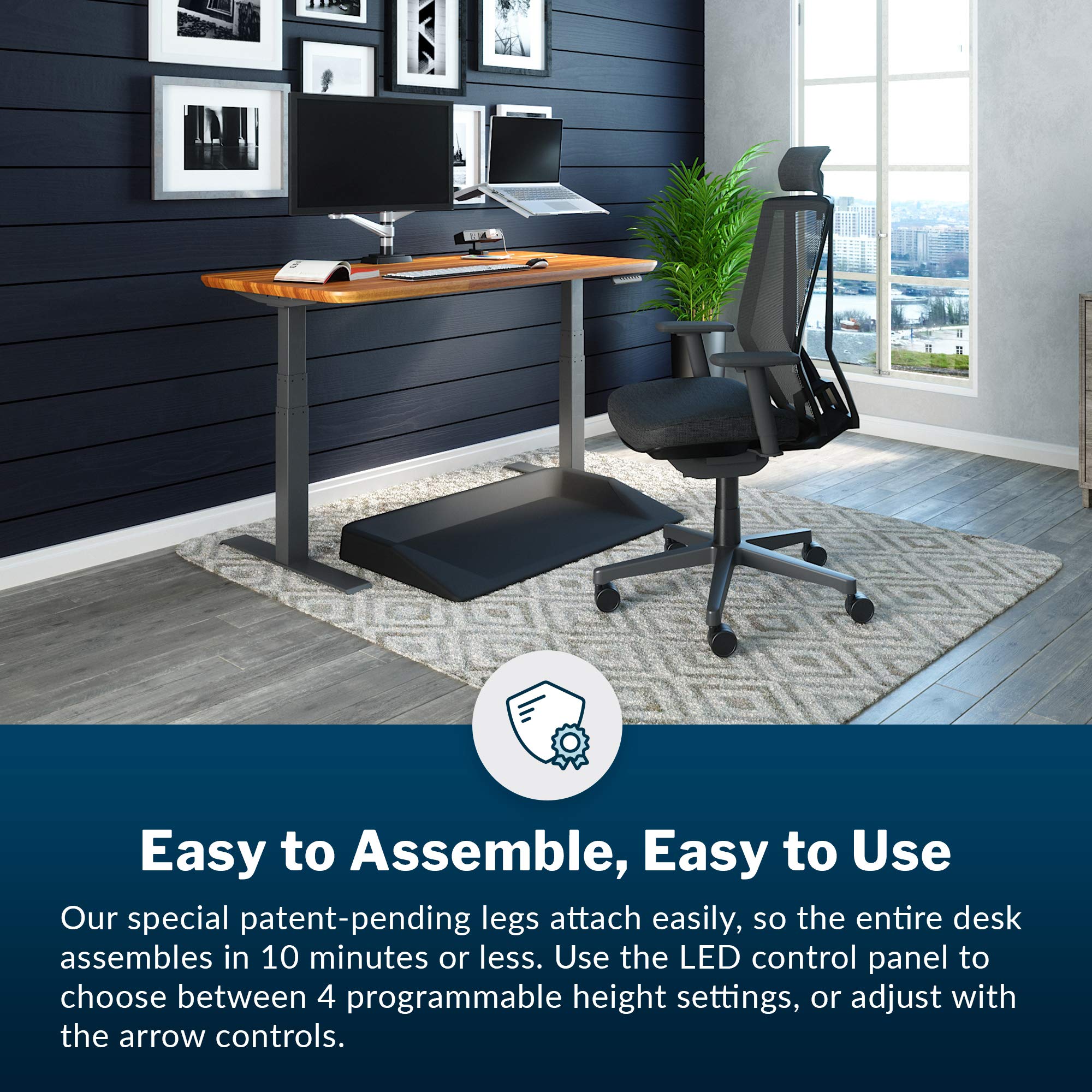 Buy Vari Electric Standing Desk 60" x 30" Sit to Stand Desk for The