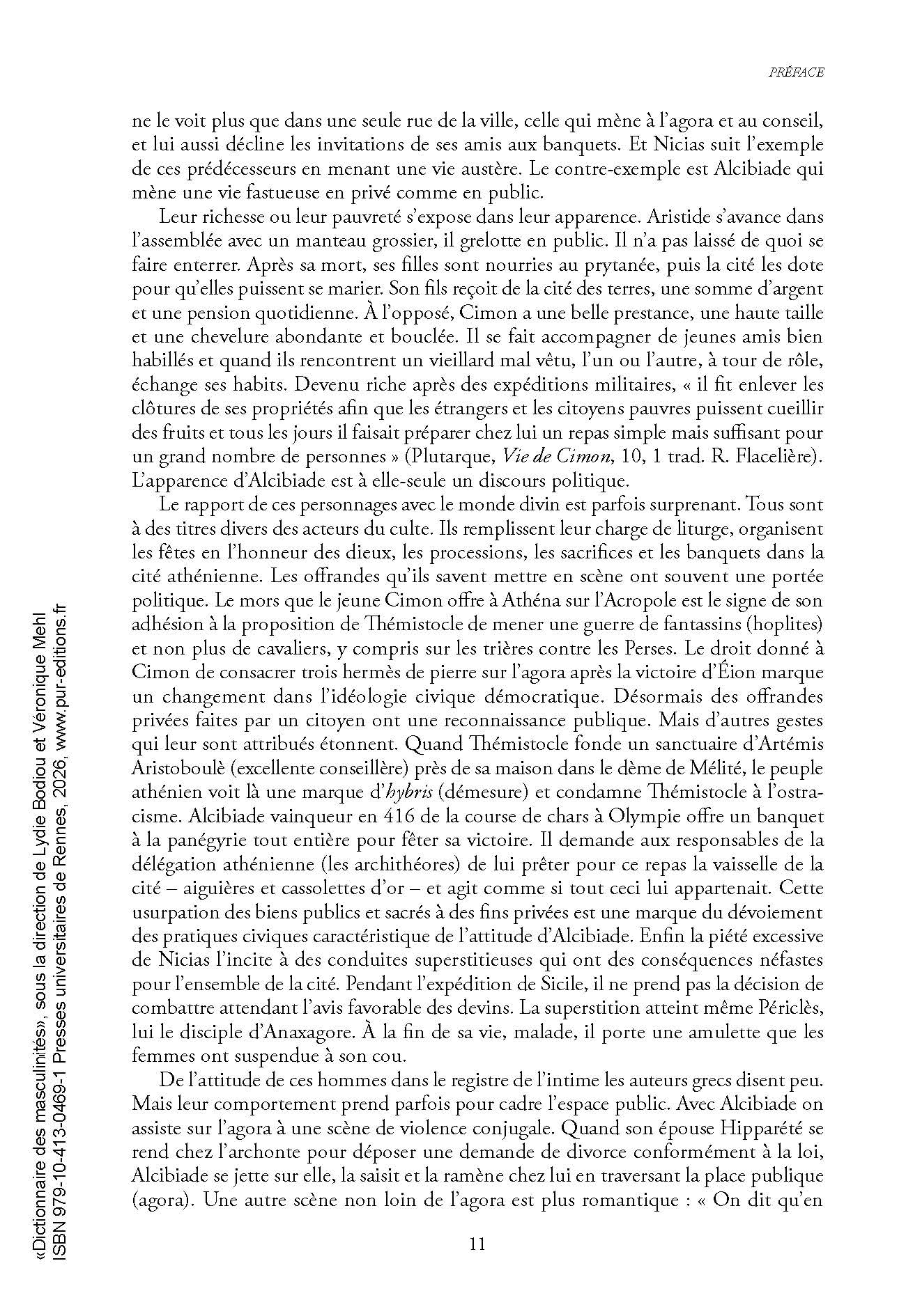Dictionnaire des masculinités en Grèce ancienne