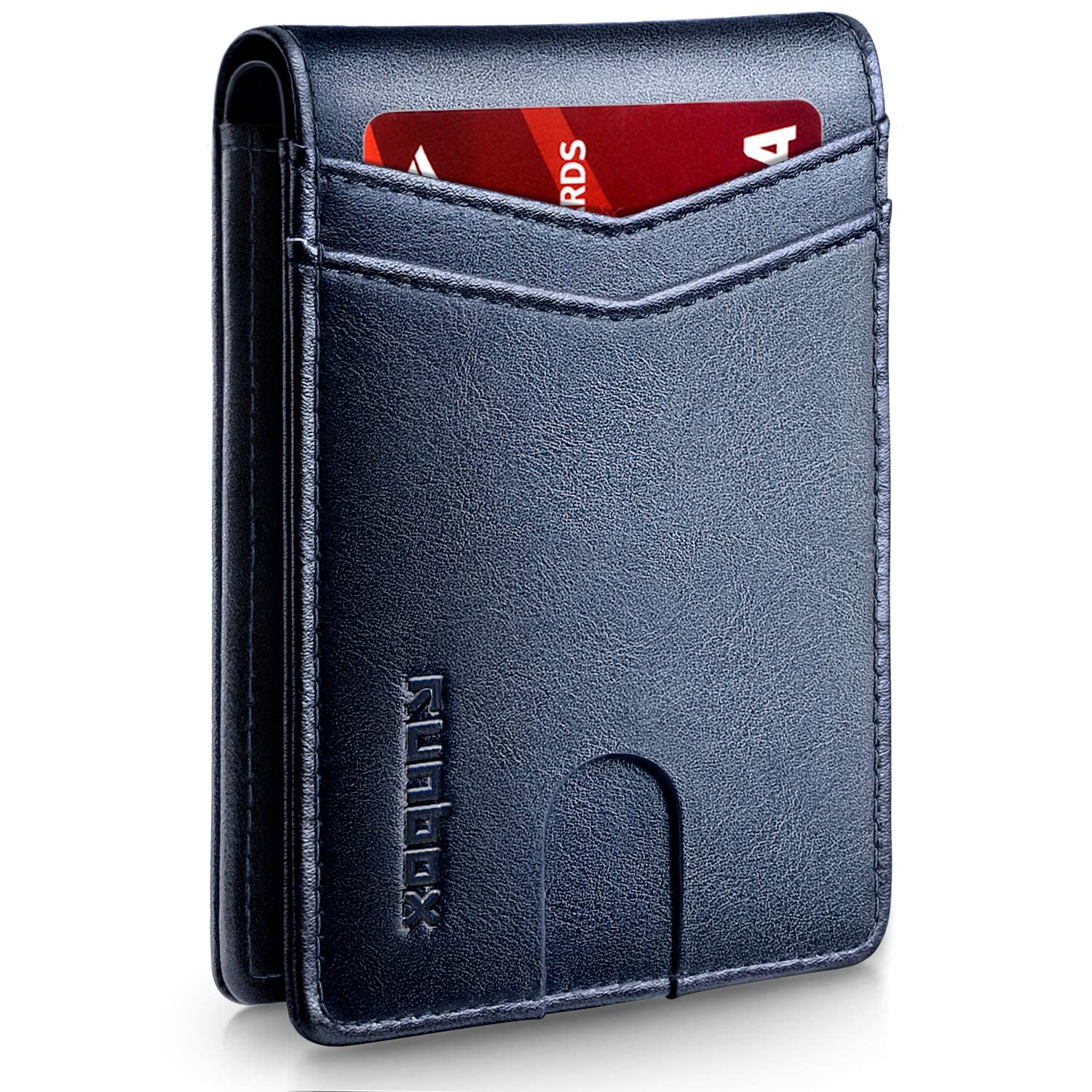 Slim Wallets for Men with RFID Blocking & Minimalist Mens Front Pocket
