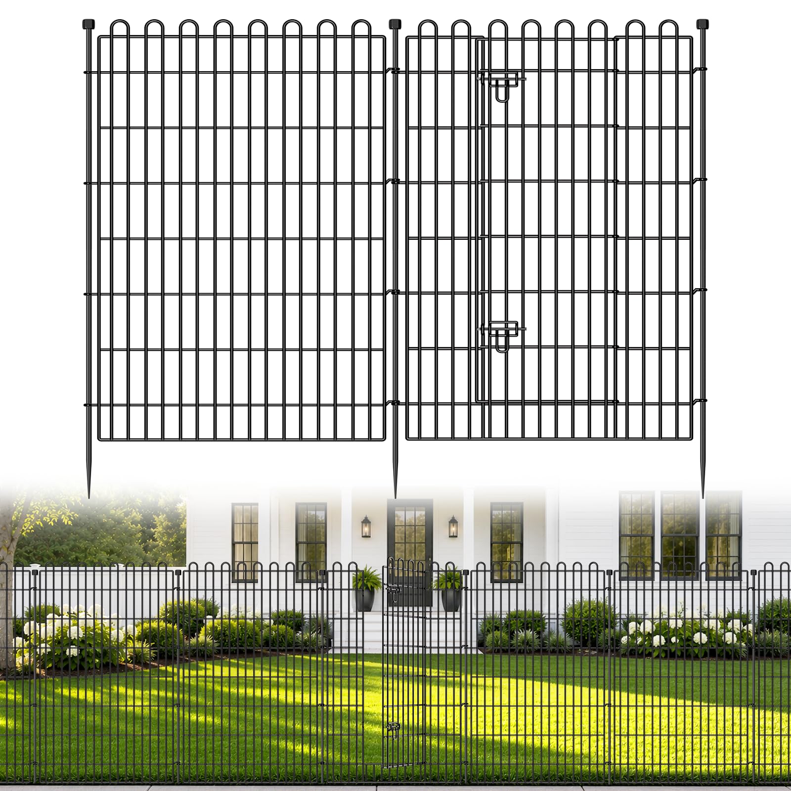 CLEASO Garden Fence 48 in