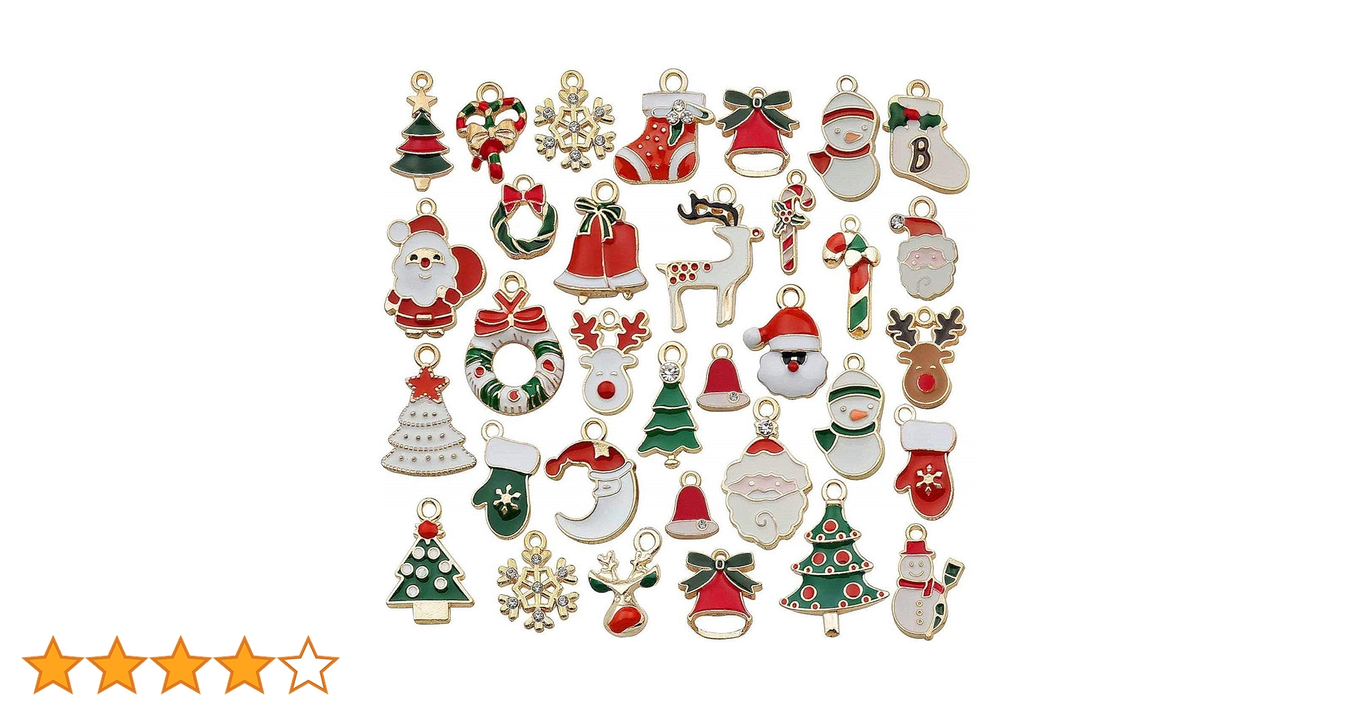 yuibu12301017　クリスマスチャーム　140本 Amazon | ZOYUBS クリスマス チャーム クリスマス飾り