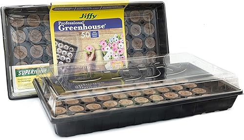Ferry Morse Jiffy - Kit de inicio de semillas, 50 pellets de turba de 1.654 in (2 unidades)