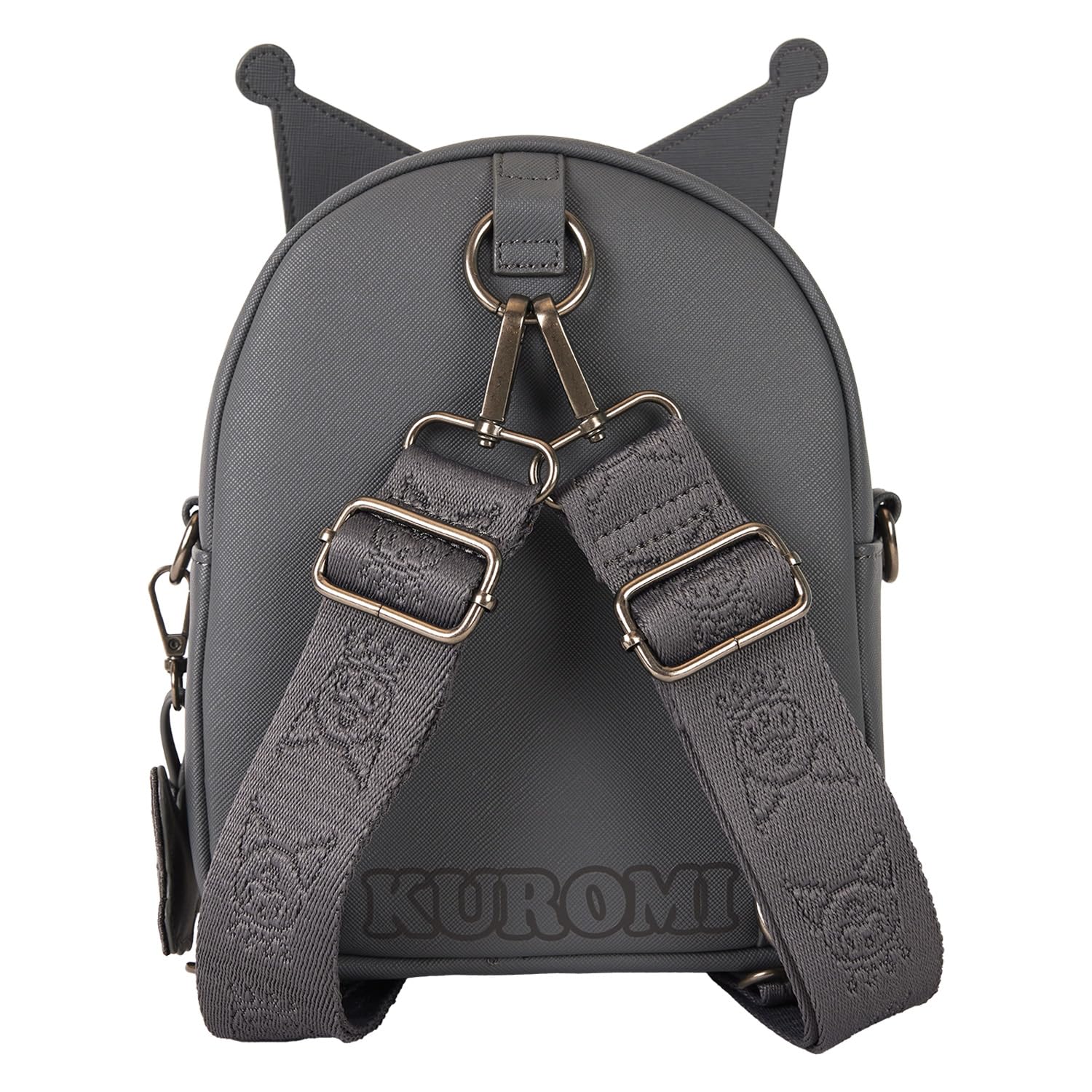 Loungefly Kuromi Convertible Backpack The Loungefly Sanrio Kuromi Monochrome Convertible Mini  main image 4