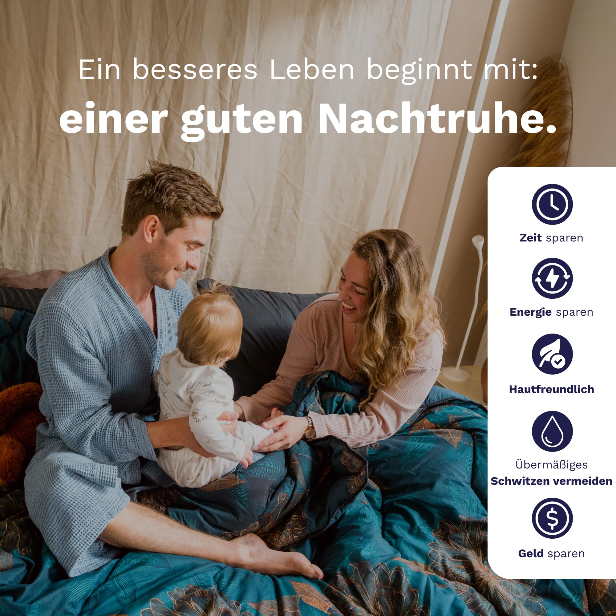 Zelesta Wonderbed Light Bettdecke 200x200 4 Jahreszeiten - Bettwäsche winterdecke und Sommer-Bettdecke Duvet - Waschbare bettdecke ohne Bezug - Anti-Allergene Steppdecke - Bettwäsche mit Muster